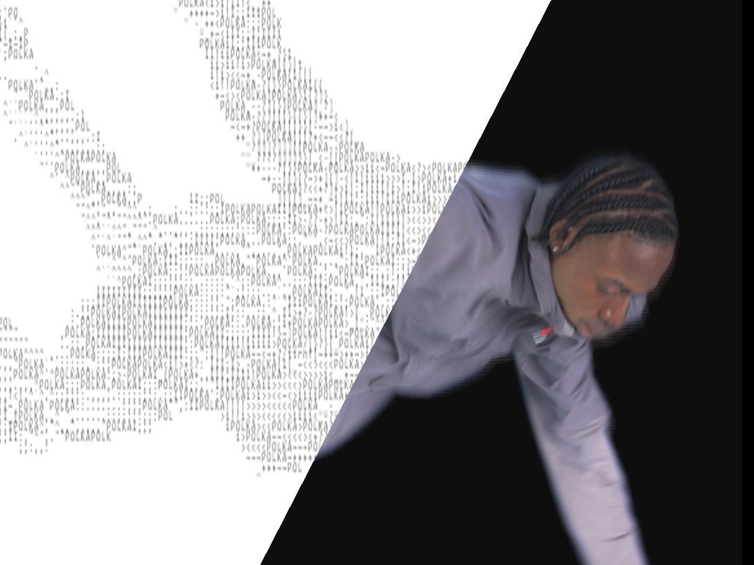 ASCII art — black on white